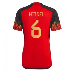 Herren Fußballbekleidung Belgien Axel Witsel #6 Heimtrikot WM 2022 Kurzarm